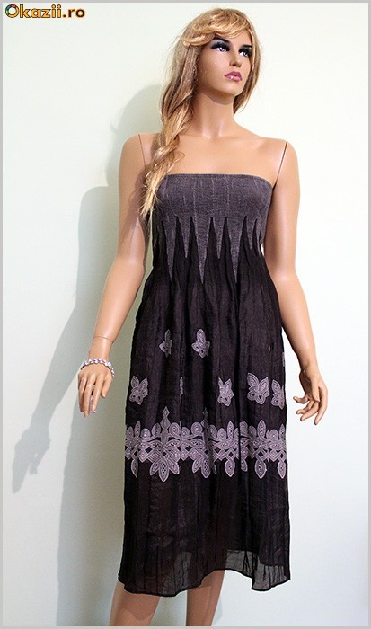*** Rochie Superba LAPIS, Dama / Femei, Rochia se poate purta in mai Multe Moduri *** foto mare