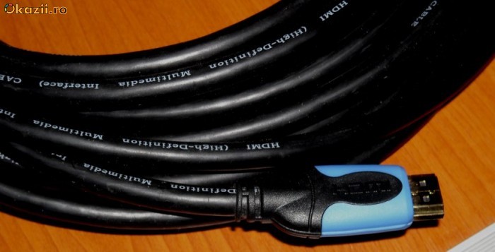 Cablu HDMI  1.4,, 3D, Ethernet, 15m foto mare