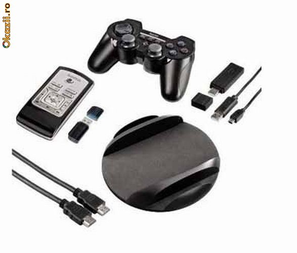 Set accesorii PS3 wireless joystick+telecomanda+HDMI foto mare