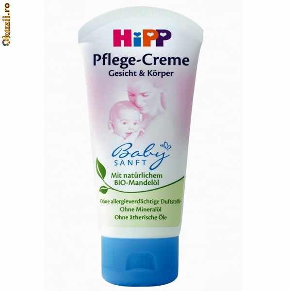 HiPP Crema de protectie pentru fata si corp - 75ml foto mare