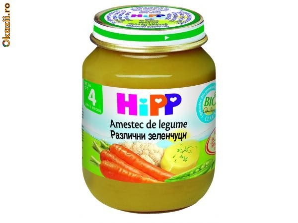 HiPP Amestec de legume - 125gr foto mare
