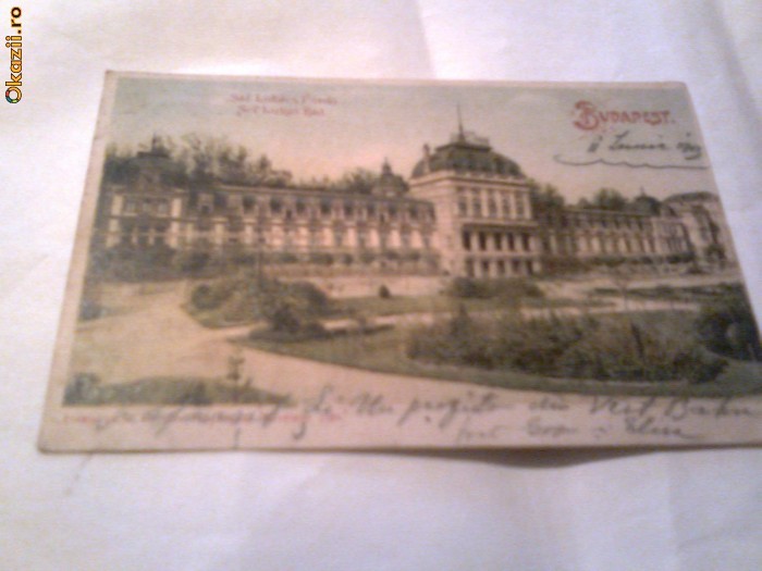 Carte Postala - Budapest     Circulata 24 iun.1903 foto mare