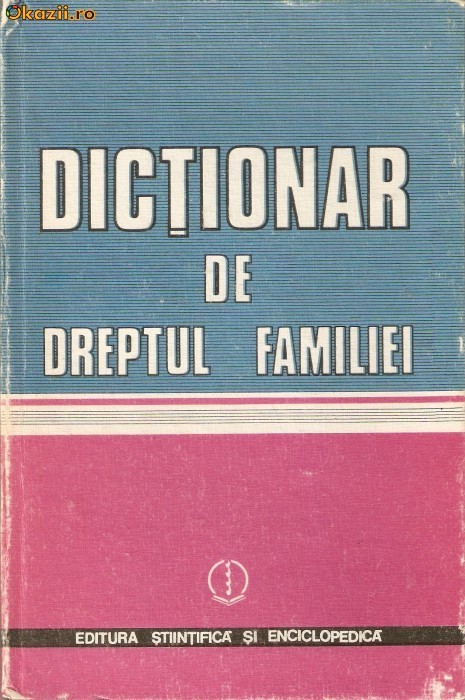 Dictionar de Dreptul Familiei foto mare