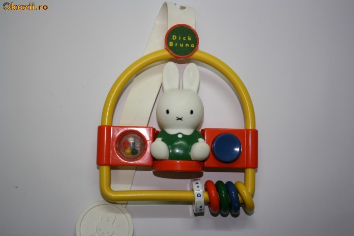 Jucarie de agatat pe carucior sau patut MIFFY foto mare