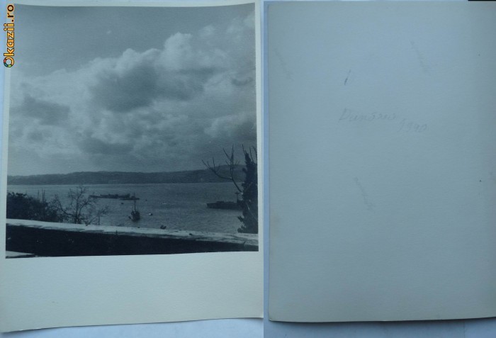 3 foto interbelice mari cu Dunarea , 1940 foto mare