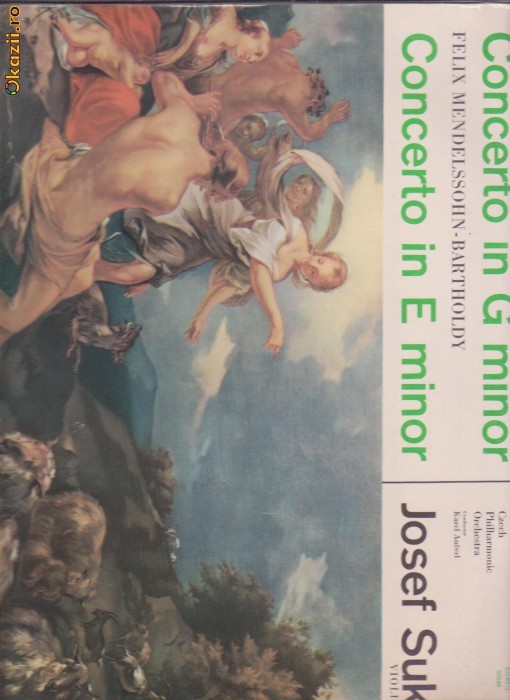 MAX BRUCK /  FELIX MENDELSSOHN-BARTHOLDY  VINIL foto mare
