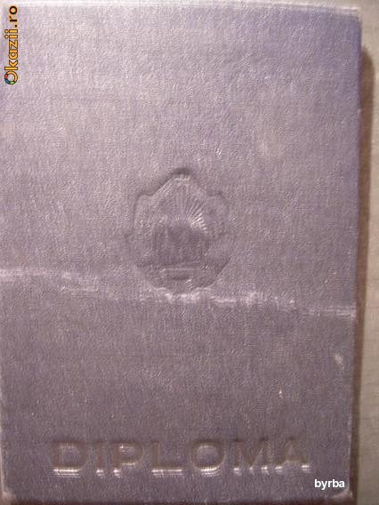 Diploma Inginer Hortiviticultura ( Agronom ) - 1958 foto mare