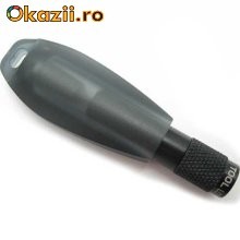 Tool Logic ML2 Magnetic Hands-Free, Detachable LED Flashlight With Translucent Sleeve and Key ring, Black foto mare
