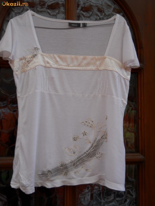 Tricou cu satin MEXX dama foto mare