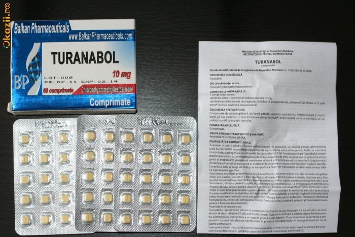 Turanabol,Turinabol 10 mg/comprimat foto mare