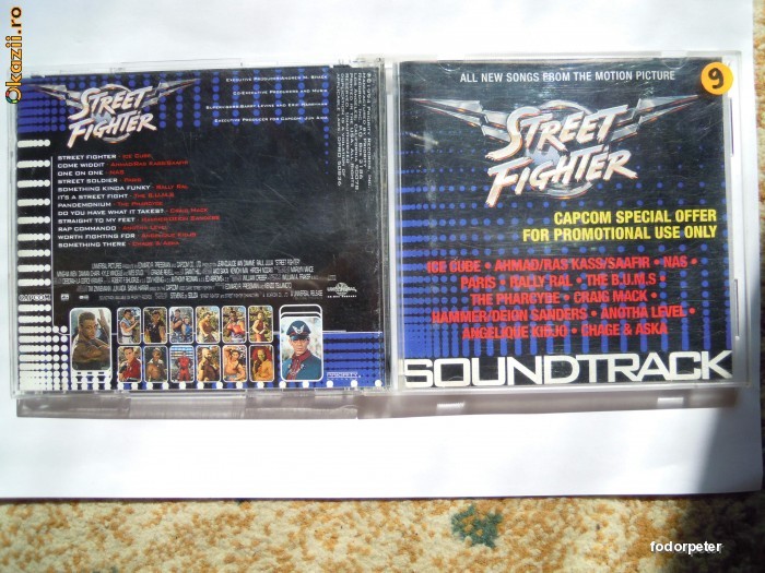 Cd Audio Original Street Fighter - Soundtrack foto mare