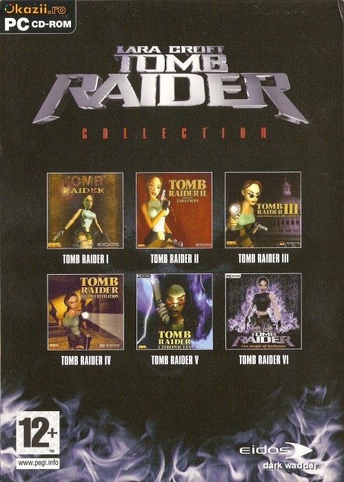 JOC PC THE LARA CROFT TOMB RAIDER COLLECTION 1-6 ORIGINAL foto mare