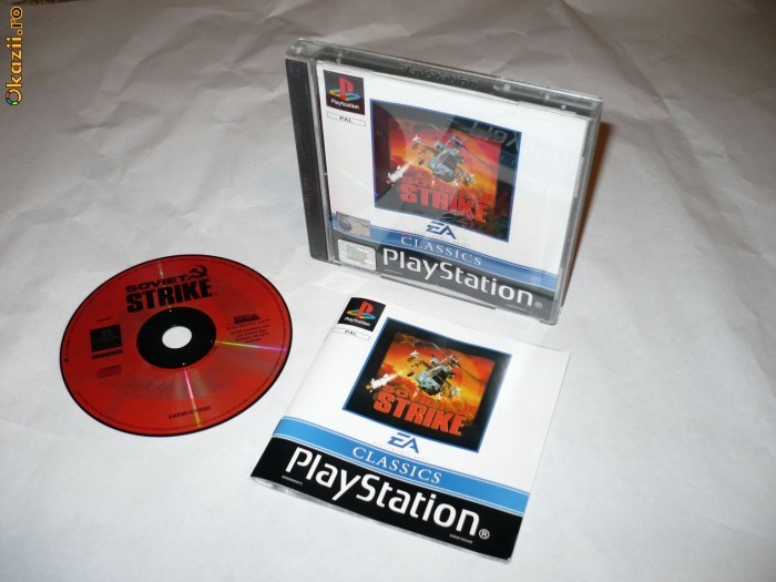 Joc Sony Playstation 1 - PS1 - PS ONE - Soviet Strike foto mare