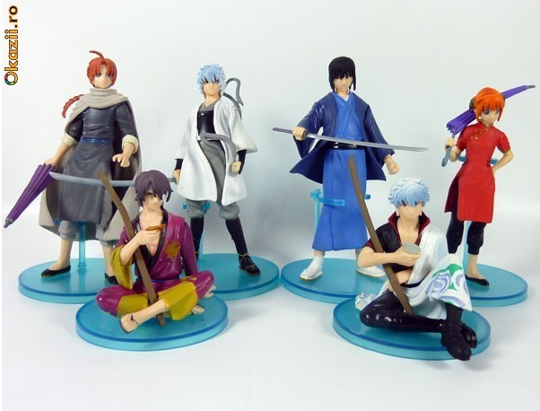Figurina Anime Gintagma Set 6 bucati foto mare
