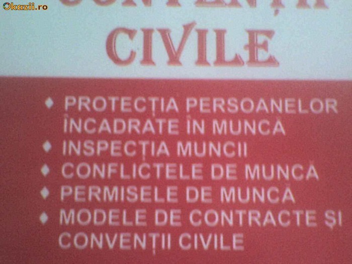 Contracte de munca, conventii civile foto mare