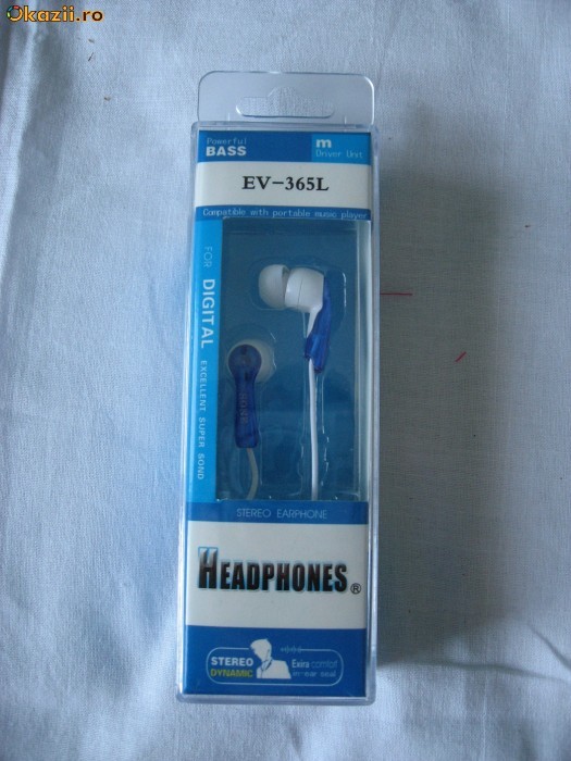 Casti Stereo MP3, Ipod, PC, Laptop, foto mare