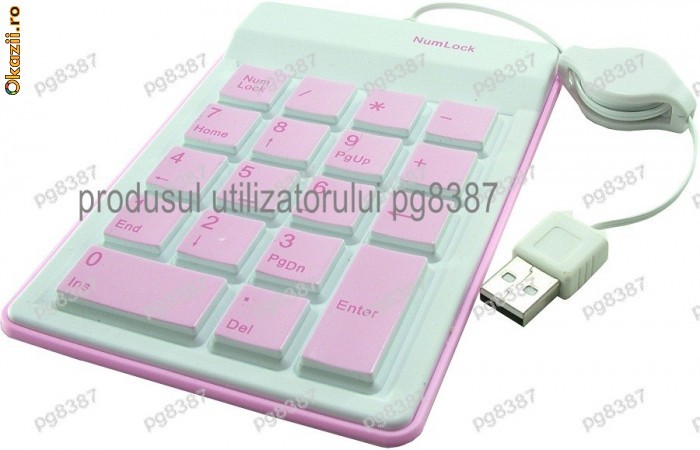 Tastatura numerica, cu 18 taste, din silicon-4521 foto mare