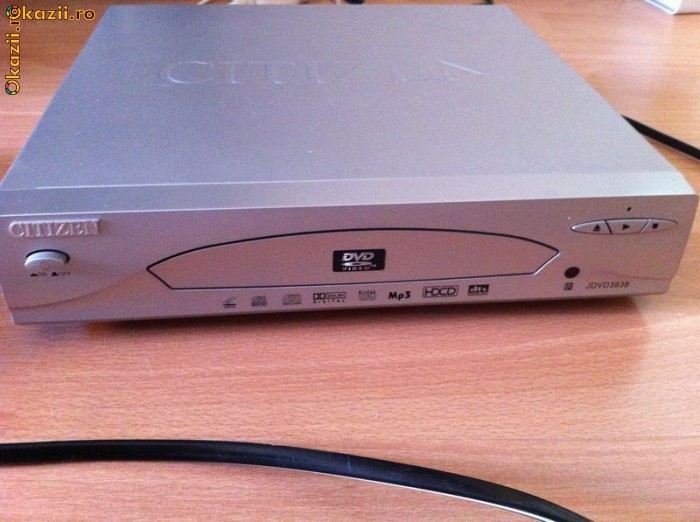 DVD Player CITIZEN JDVD3838 NTSC SUA Impecabil foto mare