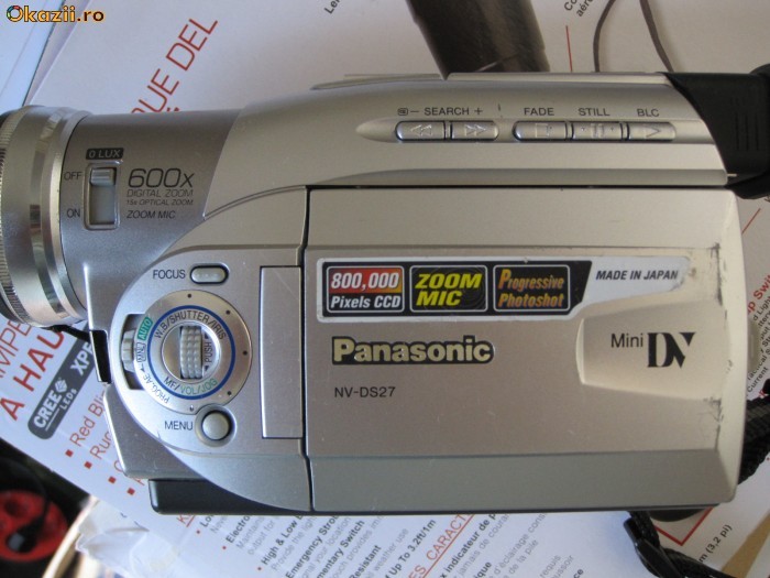 Panasonic NV-DS27 MINI DV , 0 LUX !!!  , MADE IN JAPAN  !     ! vanduta foto mare