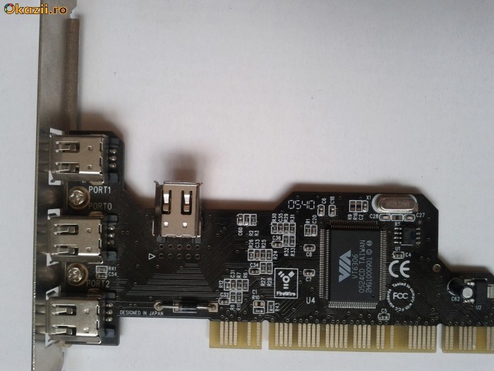 Adaptor IEEE 1394 cu 3+1 posturi foto mare