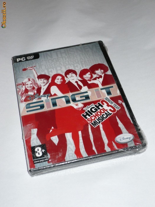 Joc PC - Disney Hihg School Musical Sing It - original - sigilat foto mare