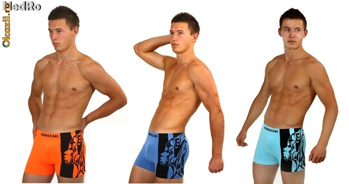 SET 3 BOXERI marca UOMO marimea L SETB16 foto mare