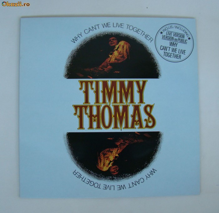 Timmy Thomas - why can`t we live together foto mare