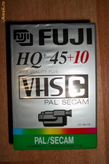 Caseta FUJI VHS-C ( 55 min ) foto mare