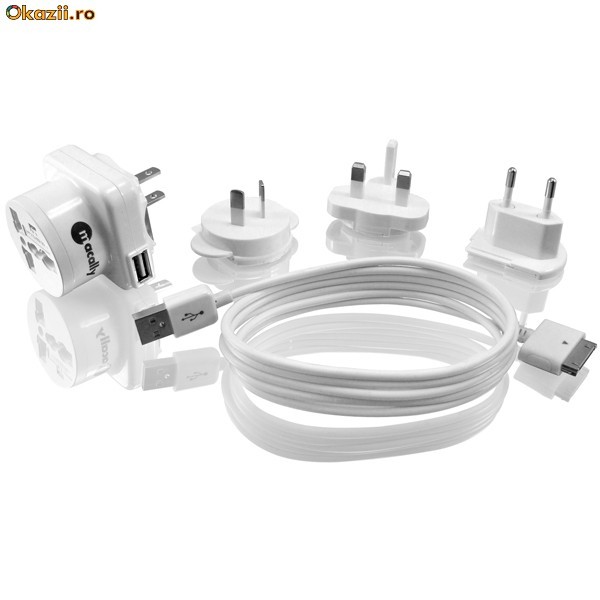 Incarcator retea USB iPhone, iPod - Macally POWERPAL foto mare