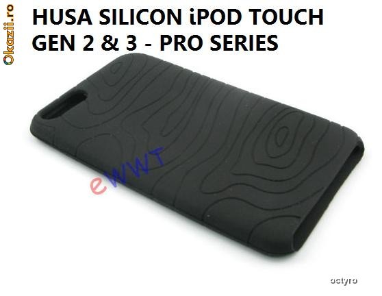 Husa silicon iPod Touch 2nd 3rd gen - BLACK PRO SERIES [2] foto mare