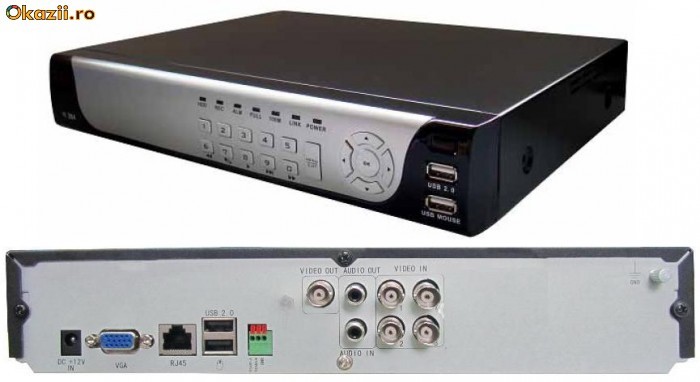 DVR H.264, 4 canale, D7004 foto mare