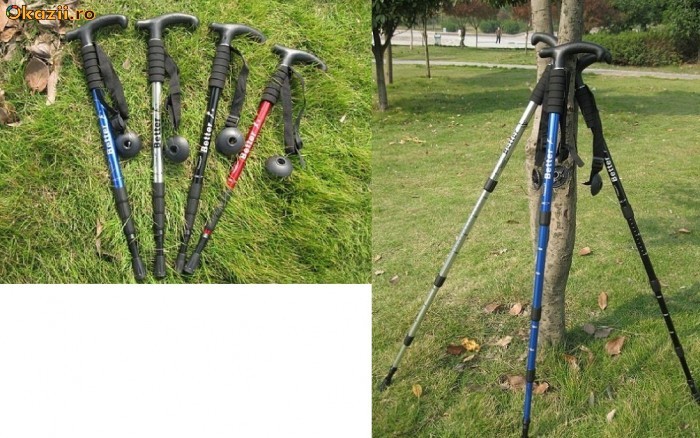 Bastoane Alpenstock / bete de ski ( ascensiuni montane / drumetii / tracking ) foto mare