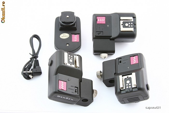 Kit flash trigger-3 receivere 16 canale PT-16 foto mare