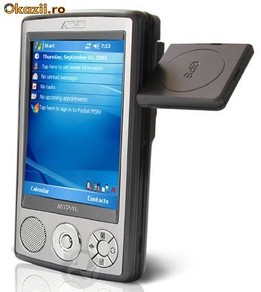 PDA GPS ASUS MYPAL 636 STARE PERFECTA+ACCESORII foto mare