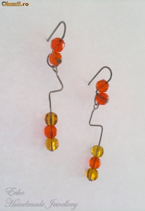 Cercei Handmade - Lightning (cer00050) foto mare