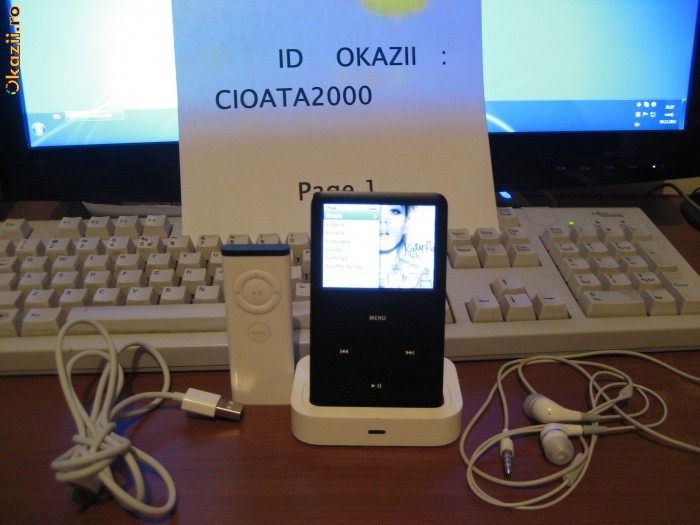 IPOD Classic 80 gb + apple docking station Okazii (60250490)