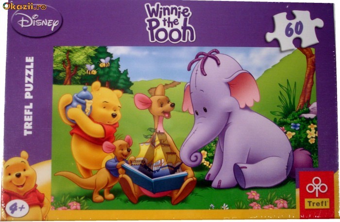 Puzzle Disney cu Winnie the Pooh foto mare