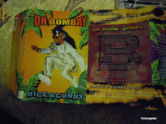Caseta Dr. Bombay - Rice and Curry ORIGINAL foto mare