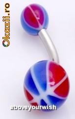 MOKAZIE - Pierce - piercing buric model minge 1 - tija inox - PRET FINAL foto mare