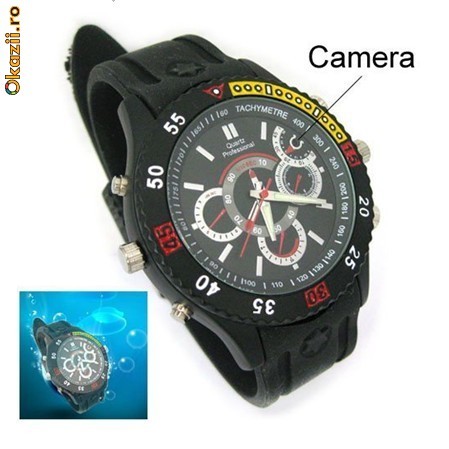 Ceas Sport Impermeabil cu Camera HD - 4GB foto mare