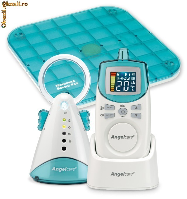 Monitor de respiratie si Interfon Angelcare AC401 / Interfon copii cu monitor de respiratie / Baby Monitor foto mare
