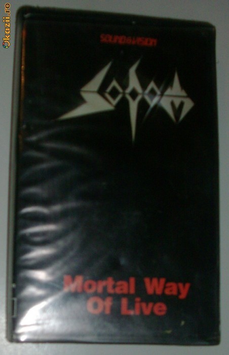 SODOM - MORTAL WAY OF LIVE (1988, LIVE IN BRAUNSCHWEIG) [CASETA VHS ORIGINALA] foto mare