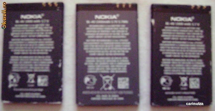 Acumulator Nokia BL-4U Original foto mare
