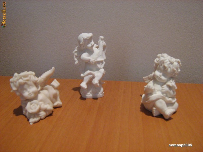 Marturie de botez - ingeras/ ingerasi ceramici foto mare