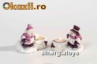 Om de zapada din ceramica suport de lumanare ST85374BR foto mare