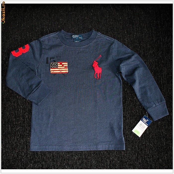 *** Bluza RALPH LAUREN, Copii / Baieti, 4 Ani, 100% AUTENTIC, 321140600ERX *** foto mare
