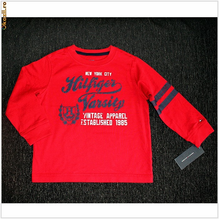 *** Bluza TOMMY HILFIGER, Copii / Baieti, 3-5 Ani, 100% AUTENTIC, T382006 *** foto mare
