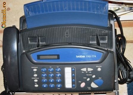 Vind telefon fax Brother T74 foto mare