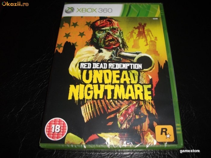 Red Dead Redemption Undead Nightmare, XBOX360, original si sigilat, 89 lei(gamestore)! NOU! foto mare