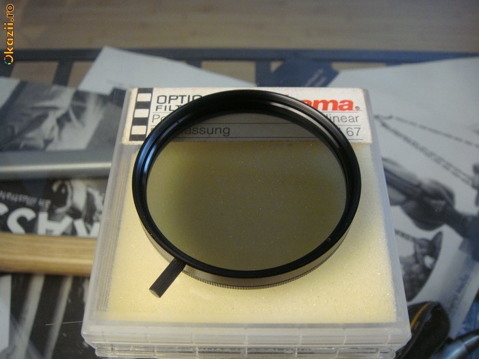 Filtru Hama Polarizare Liniara 67mm foto mare